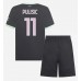 AC Milan Christian Pulisic #11 Dětské Oblečení 3rd Dres 2024-25 Krátkým Rukávem (+ trenýrky)